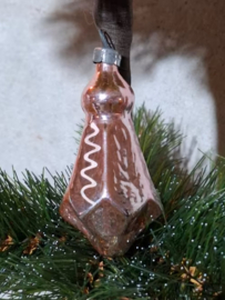 Oude Antiek Vintage Oostblok Kerstbal 9427 Hanger