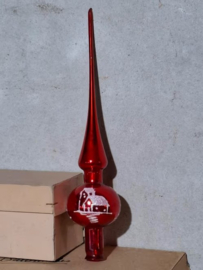 Oude Vintage Kerstbal 8694 Piek
