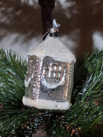 Oude Antieke Kerstbal 8624 Huisje Prieel Theehuisje