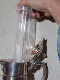 Oude Antiek Vintage Engelse Claret Jug Kristallen Karaf Wijn