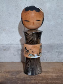 Oude Vintage Japanse Kokeshi Houten Pop Doll