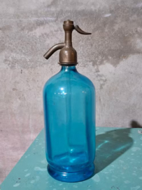 Oude Antieke Spuitfles Blauw