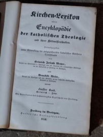 Oude Antieke Boeken Encyclopedie Encyklopadie der Katholischen Theologie