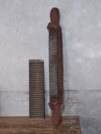 Oude Antieke Houten Pillenplank
