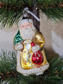 Oude Antieke Vintage Kerstbal 9830 USSR Kerstman