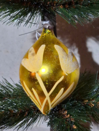 Oude Antiek Vintage Kerstbal A104 Pegel