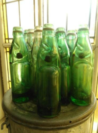 Oude Antieke Brocante Knikkerfles Kogelfles Codd Bottle Victory