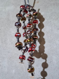 Oude Antiek Vintage Kralenslinger 8977 Kralenketting Mercury Garland