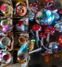 Inspiratie Oude Antieke en Vintage Kerstballen