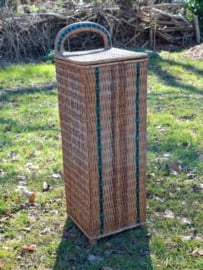 Oude Brocante Rieten  Franse Mand Stokbrood