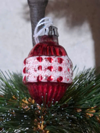 Oude Antiek Vintage Kerstbal 10399 Lampion
