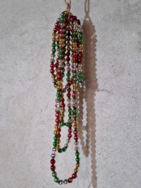 Oude Antiek Vintage Kralenslinger 10365 Kralenketting Garland Bont Diamant