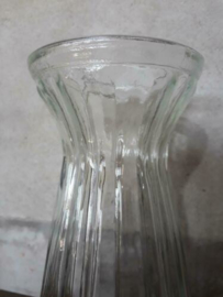 Oud Gerecyclede Bloemenvaas Glas Vaas Persglas Taps