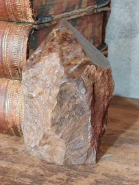 Tijgerijzer Tijgeroog Geslepen Punt Ruwe Steen - Mineralen