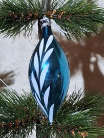 Oude Antiek Vintage Kerstbal 10344 Pegel