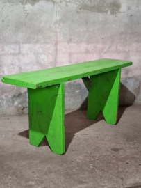 Oud Brocante Bankje Klompenbankje