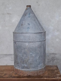 Oude Brocante Zinken Kan
