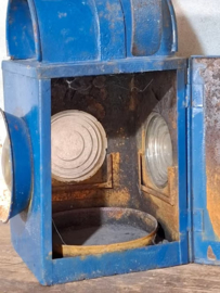 Oude Antieke Spoorlamp Wegwerkzaamheden Chalwyn
