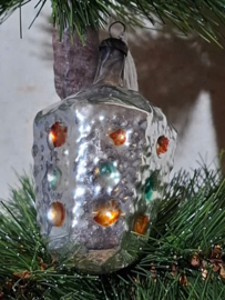 Oude Antiek Vintage Kerstbal 10052 Lampion