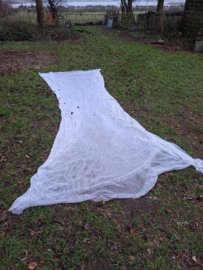 Oud Vintage Visnet Wit