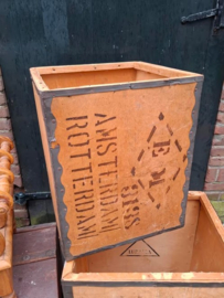 Oude Vintage Houten Transportkist Kist Thee Theekist