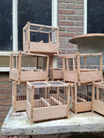 Oude Brocante Vintage Vogelkooi Kooitje