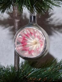 Oude Antieke Kerstbal 8509 Ajeko Deukbal Zonnetje
