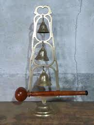 Oude Vintage Messing Koperen Bellen Gong Carillon