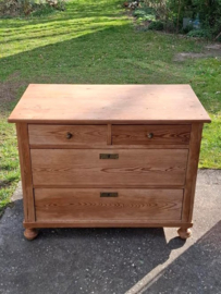 Oude Brocante Ladenkast Dressoir TV Kast