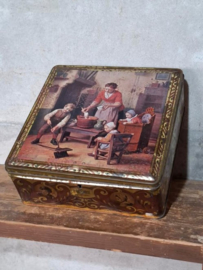 Oud Antiek Blik Demaret Chocola De Loose
