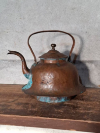 Oude Antieke Koperen Waterketel Zakketel