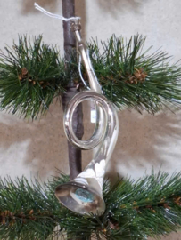 Oude Antiek Vintage Kerstbal 10169 Trompet