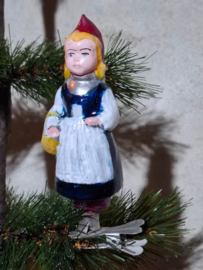 Oude Antieke Vintage Kerstbal 10088 USSR Roodkapje