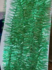 Oude Vintage Kerstversiering Kerstslinger Lametta Groen
