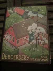 Oud Brocante Plaatjesboek Verkade De Boerderij