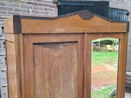 Oude Antiek Brocante Linnenkast Kledingkast Kast Art Deco
