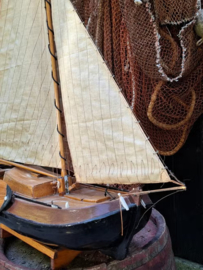 Oude Vintage Maritieme Modelboot Botter