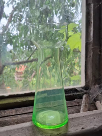 Oud Antiek Hyacintglas Bloembollenglas Annagroen Uranium