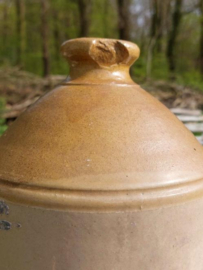 Oude Antieke Aardewerk Engelse Rum Kruik WO1