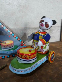 Oud Vintage Blikken Speelgoed - China - Drummende Panda MS565