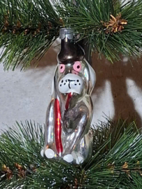 Oude Antiek Vintage Kerstbal 10269 USSR Hond