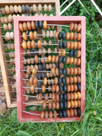 Oude Brocante Vintage Telraam Abacus