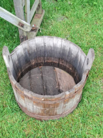 Oude Houten Whiskey Ton Plantenbak Orangerie