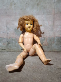 Oude Antieke Pop Papier Machee EVF Ernest Villain Forches,