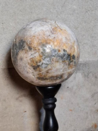 Kwarts Calciet Geode Bol op Sokkel Kristallen - Edelsteen
