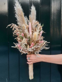 Bruidsboeket van Droogbloemen -Speciaal voor Jou Gemaakt- Droogboeket