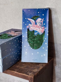 Oude Vintage Kerstversiering Kerstslinger Lametta Groen