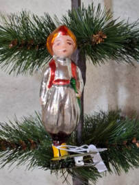 Oude Antieke Vintage Kerstbal 9843 USSR Aladdin