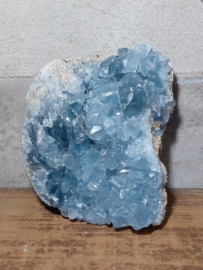 Cluster Geode Ruwe Celestien Blauwe Calciet - Edelstenen