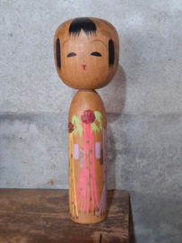 Oude Vintage Japanse Kokeshi Houten Pop Doll Toogatta